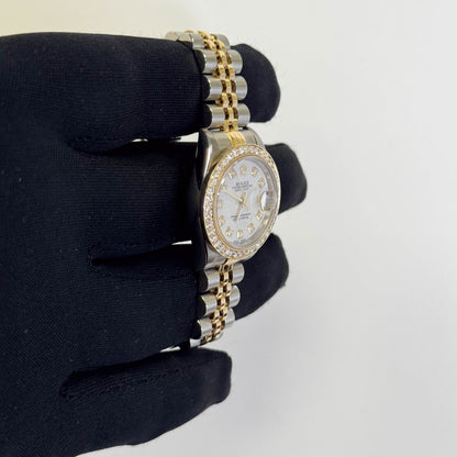 Rolex Datejust 26mm MOP Dial Watch Ref# 69173 - Happy Jewelers Fine Jewelry Lifetime Warranty