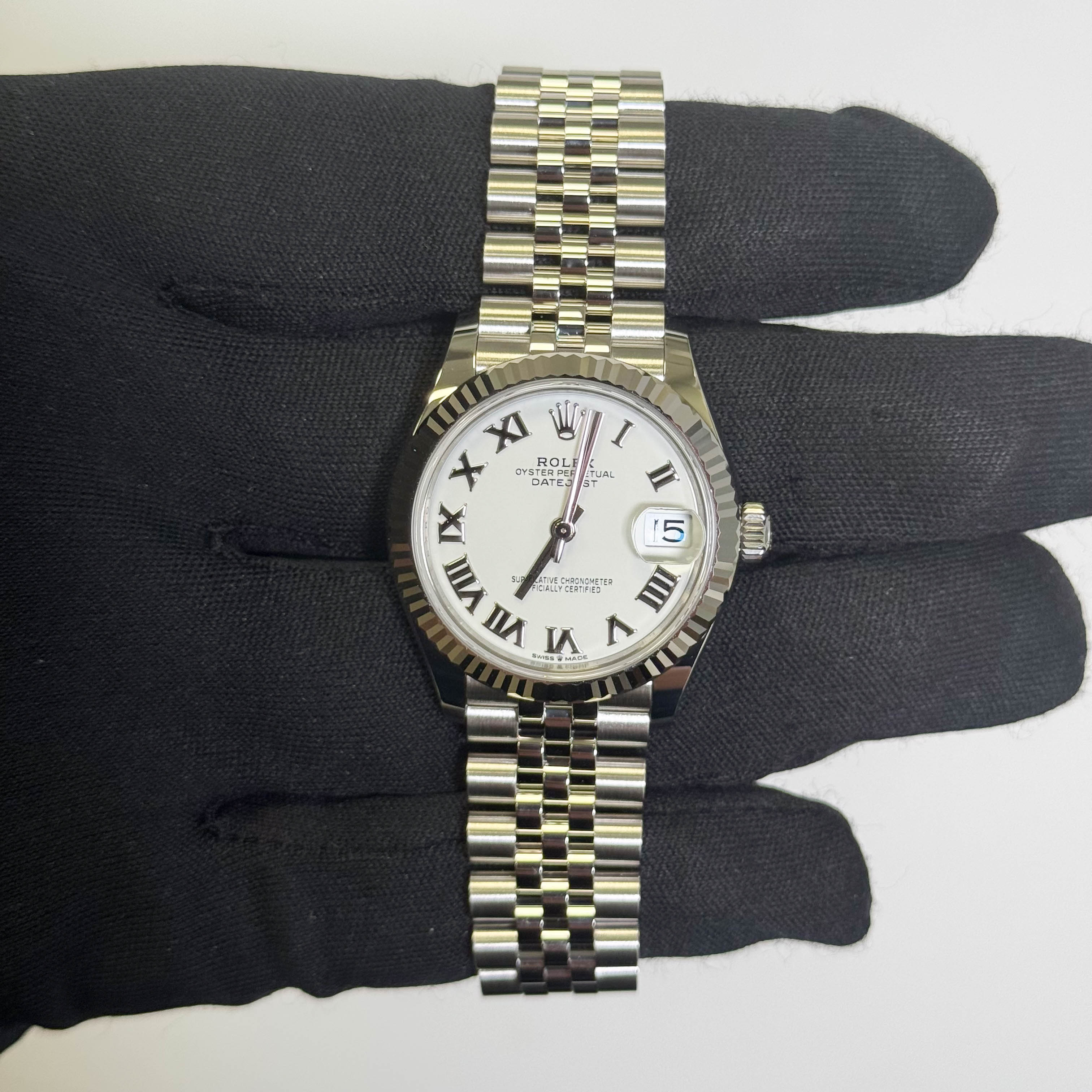 Rolex Datejust 31mm White Dial Watch Ref# 278274 - Happy Jewelers Fine Jewelry Lifetime Warranty