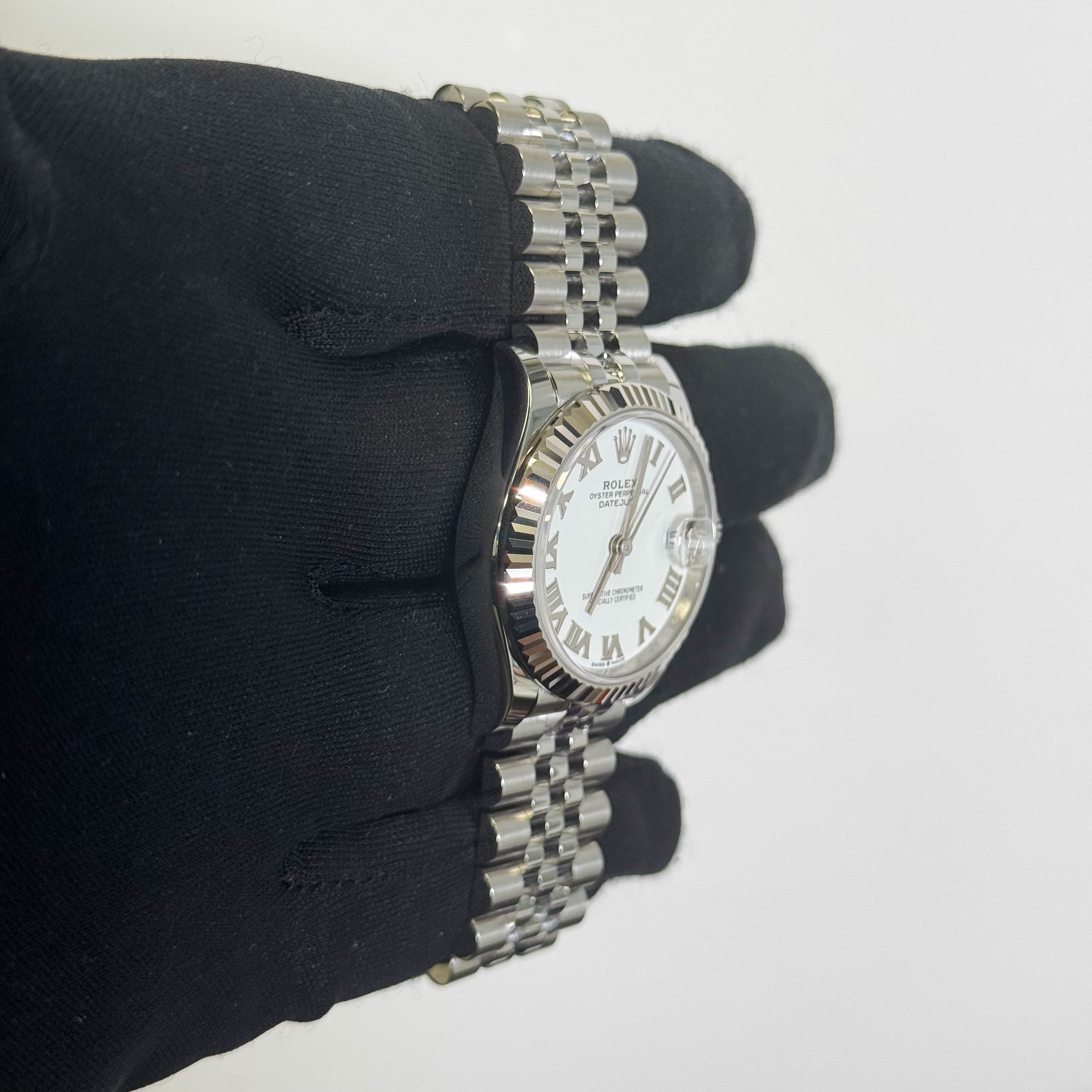 Rolex Datejust 31mm White Dial Watch Ref# 278274 - Happy Jewelers Fine Jewelry Lifetime Warranty