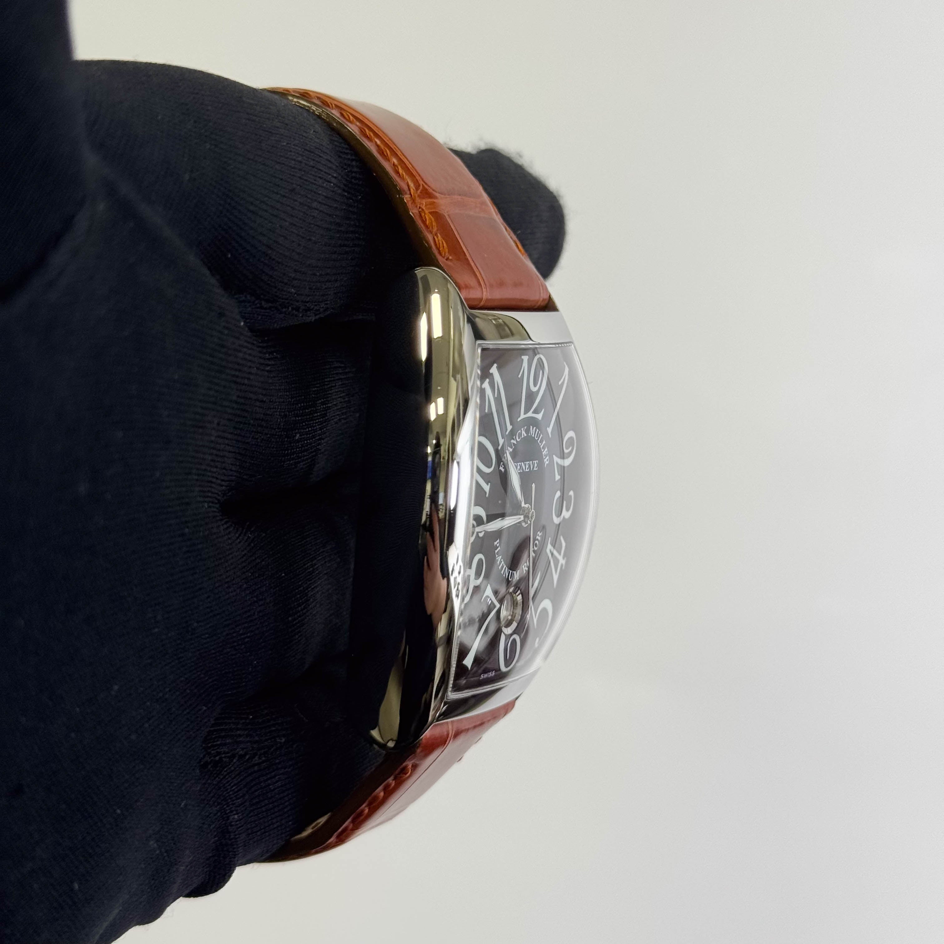 Franck Muller Cintree Curvex 48.5 x 35 mm Brown Dial Watch Ref# 7880 SC DT - Happy Jewelers Fine Jewelry Lifetime Warranty