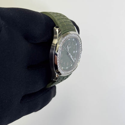 Patek Philippe Aquanaut 38mm Green Dial Watch Ref# 5267/200A-011 - Happy Jewelers Fine Jewelry Lifetime Warranty
