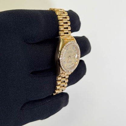 Rolex Datejust 26mm Champagne Dial Watch Ref# 69178 - Happy Jewelers Fine Jewelry Lifetime Warranty