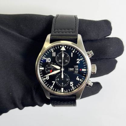 IWC Pilot 43mm Black Dial Watch Ref# IW377701
