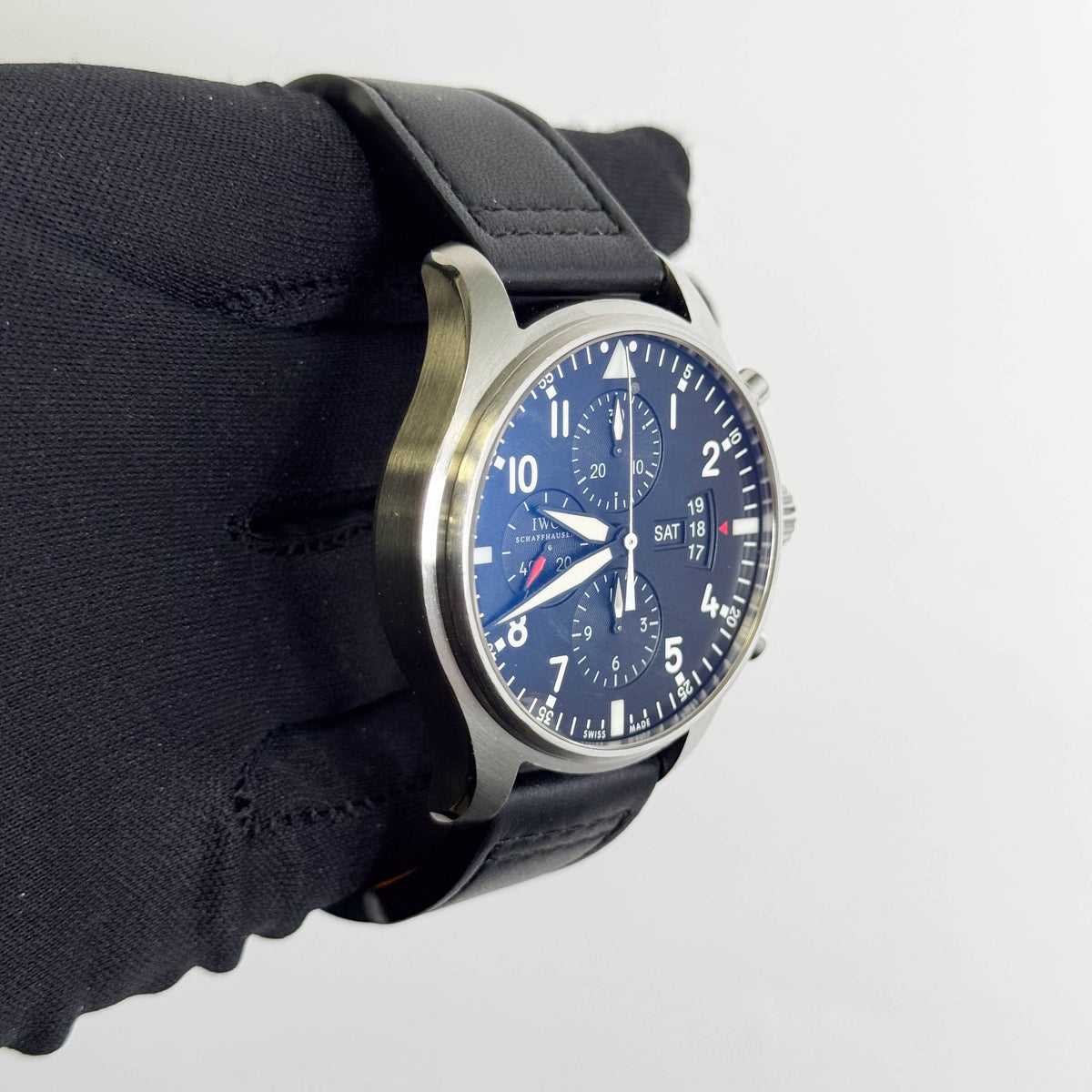 IWC Pilot 43mm Black Dial Watch Ref# IW377701