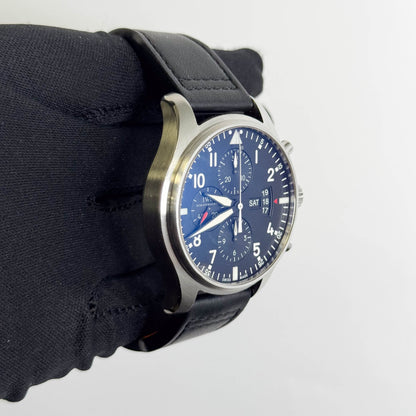 IWC Pilot 43mm Black Dial Watch Ref# IW377701