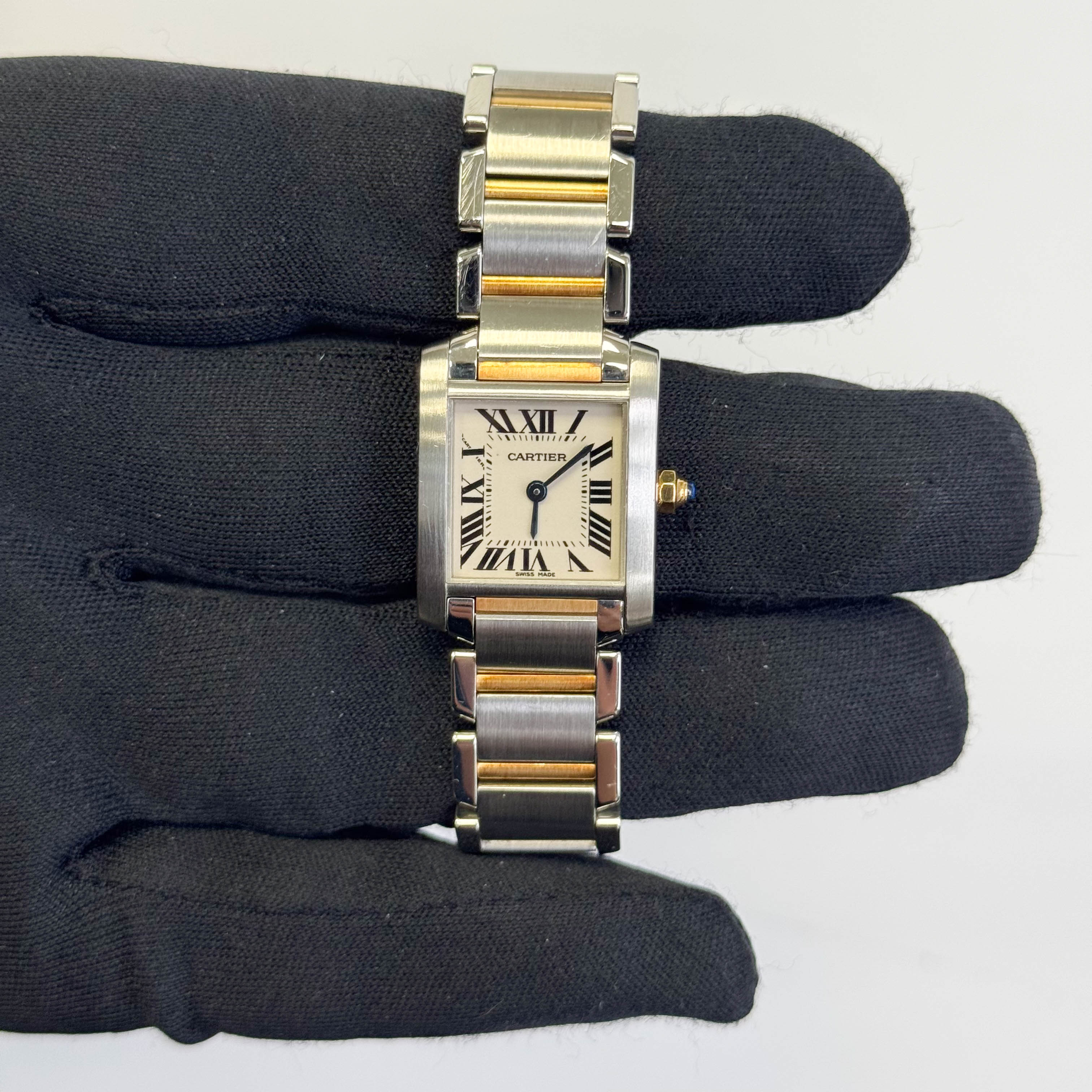 Cartier Tank 25x20mm White Dial Watch Ref# W51007Q4 - Happy Jewelers Fine Jewelry Lifetime Warranty