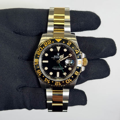 Rolex GMT-Master II 40mm Black Dial Watch Ref# 116713LN - Happy Jewelers Fine Jewelry Lifetime Warranty