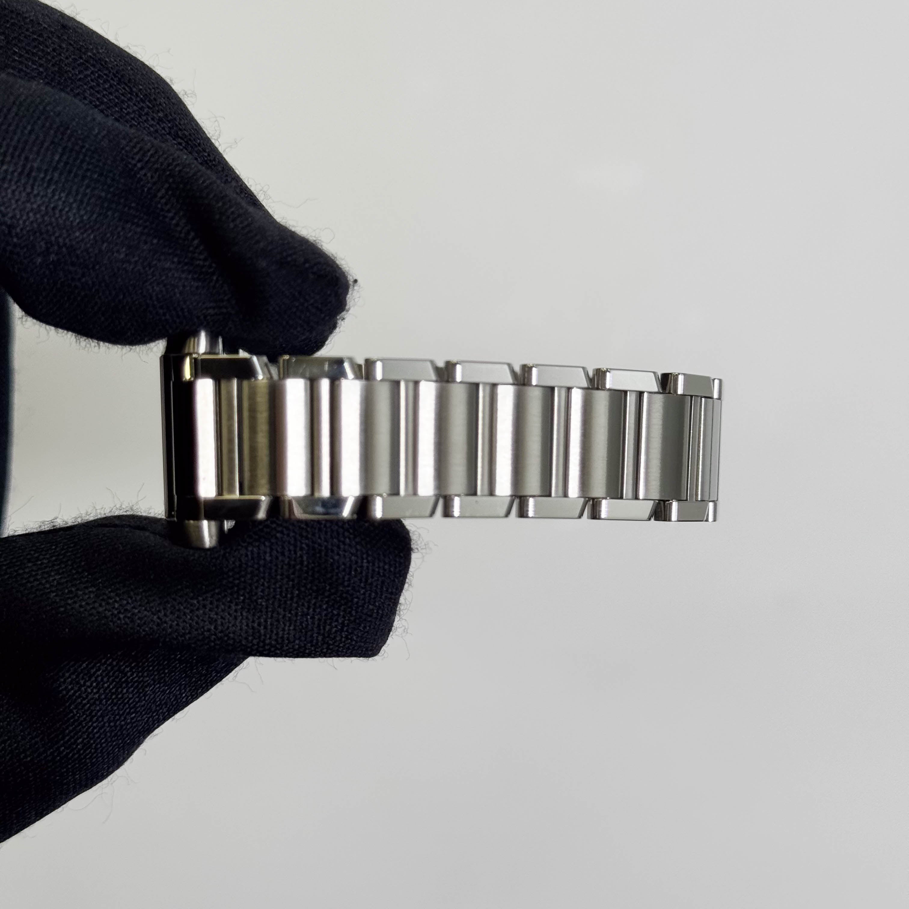 Cartier Tank Stainless Steel 20mm Ivory Dial Watch Ref# W51008Q3 - Happy Jewelers Fine Jewelry Lifetime Warranty