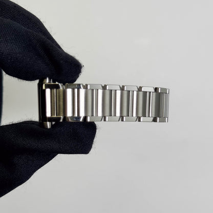 Cartier Tank Stainless Steel 20mm Ivory Dial Watch Ref# W51008Q3 - Happy Jewelers Fine Jewelry Lifetime Warranty