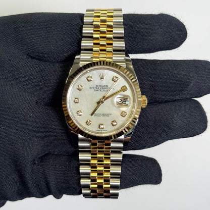 Rolex Datejust 36mm MOP Dial Watch Ref# 126233 - Happy Jewelers Fine Jewelry Lifetime Warranty