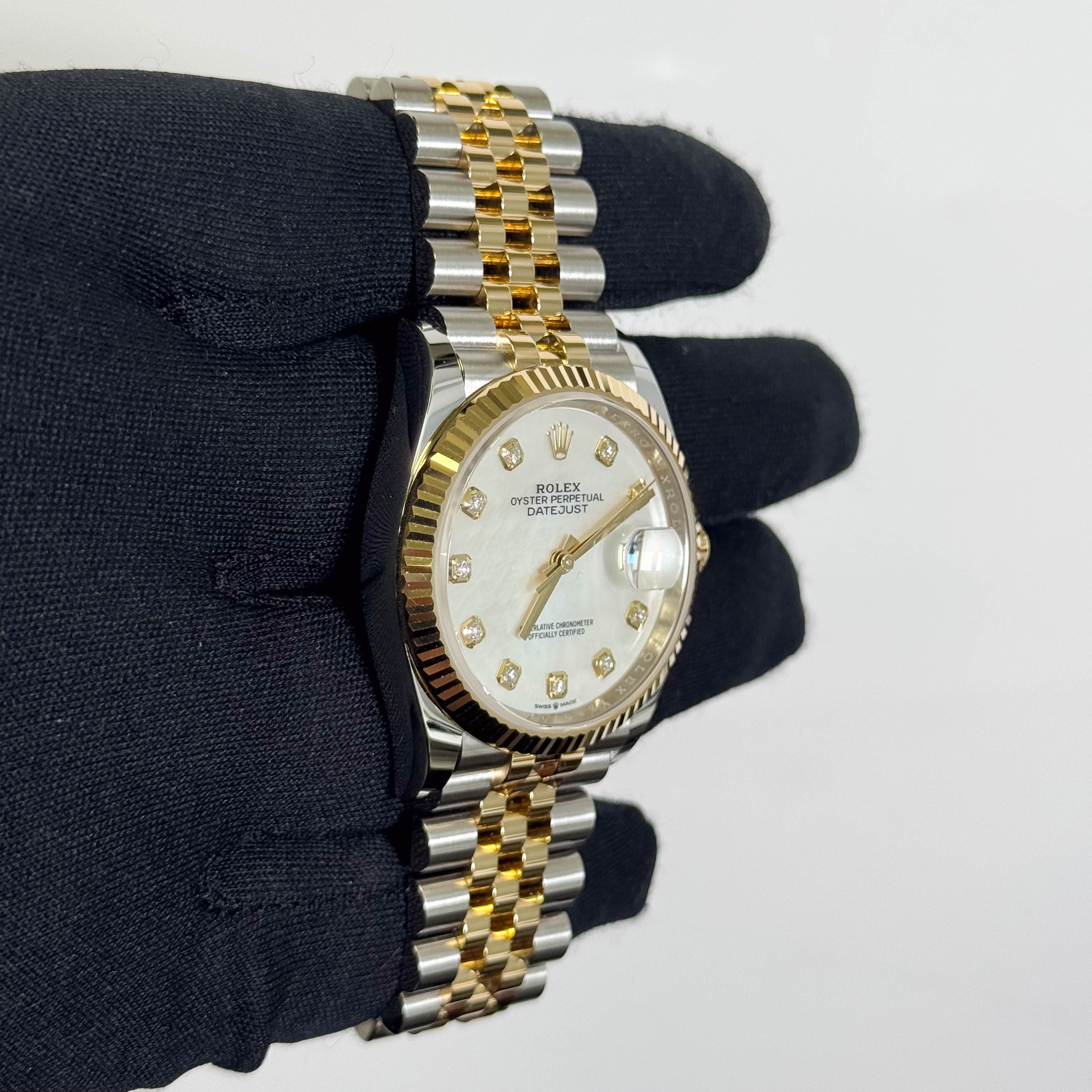 Rolex Datejust 36mm MOP Dial Watch Ref# 126233