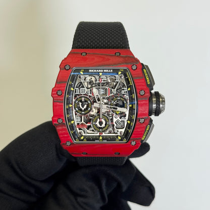 Richard Mille RM11-03 44mm Openwork Dial Watch Ref# RM11-03 - Happy Jewelers Fine Jewelry Lifetime Warranty