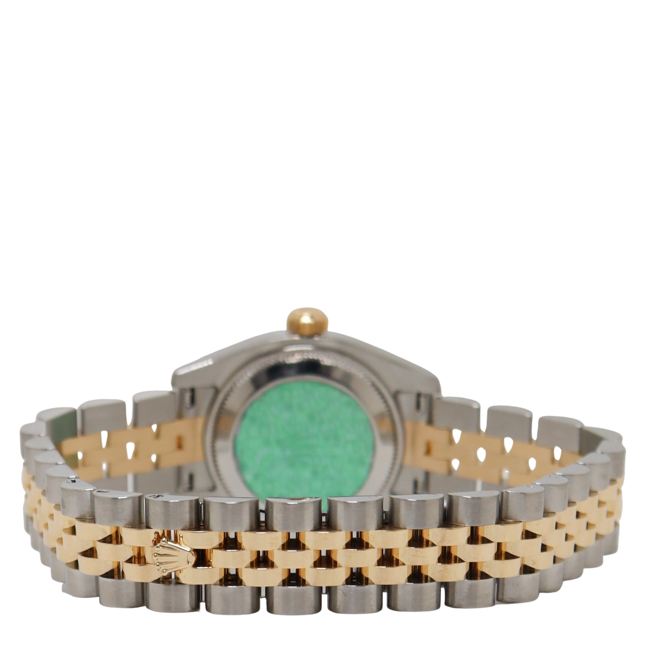 Rolex Datejust Two Tone Yellow Gold & Steel 26mm Champagne Diamond Dial Watch Reference#: 6917 - Happy Jewelers Fine Jewelry Lifetime Warranty