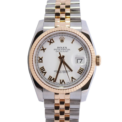 Rolex Datejust 36mm White Dial Watch Ref# 116233 - Happy Jewelers Fine Jewelry Lifetime Warranty
