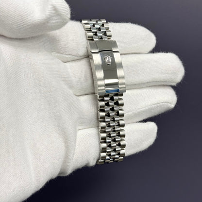 Rolex Datejust 36mm Stainless Steel Purple Dial Watch Ref# 126234 - Happy Jewelers Fine Jewelry Lifetime Warranty