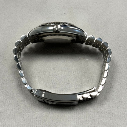 Rolex Datejust 36mm Stainless Steel Purple Dial Watch Ref# 126234 - Happy Jewelers Fine Jewelry Lifetime Warranty