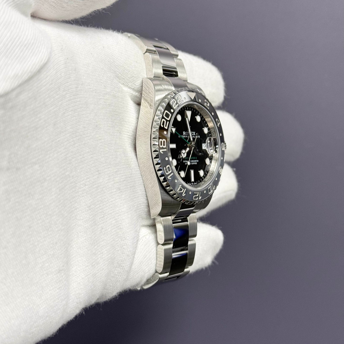 Rolex GMT-Master II 40mm Black Dial Ref# 126710GRNR