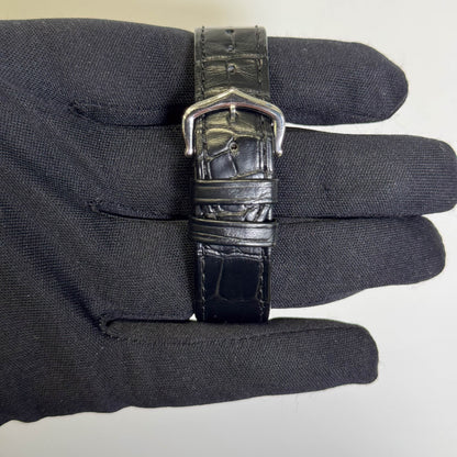 Cartier Santos Dumont Tank 31.5mm Black Dial Watch Ref# WSSA0046 - Happy Jewelers Fine Jewelry Lifetime Warranty
