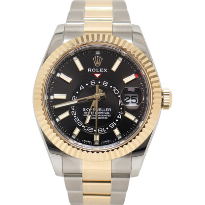Rolex Sky-Dweller 42mm Black Dial Watch Ref# 326933 - Happy Jewelers Fine Jewelry Lifetime Warranty