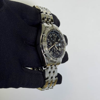 Breitling Crosswind 43mm Black Dial Watch Ref# A13055