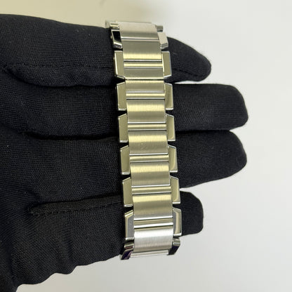 Cartier Tank Francaise 37mm White Dial Watch Ref# W51001Q3 - Happy Jewelers Fine Jewelry Lifetime Warranty