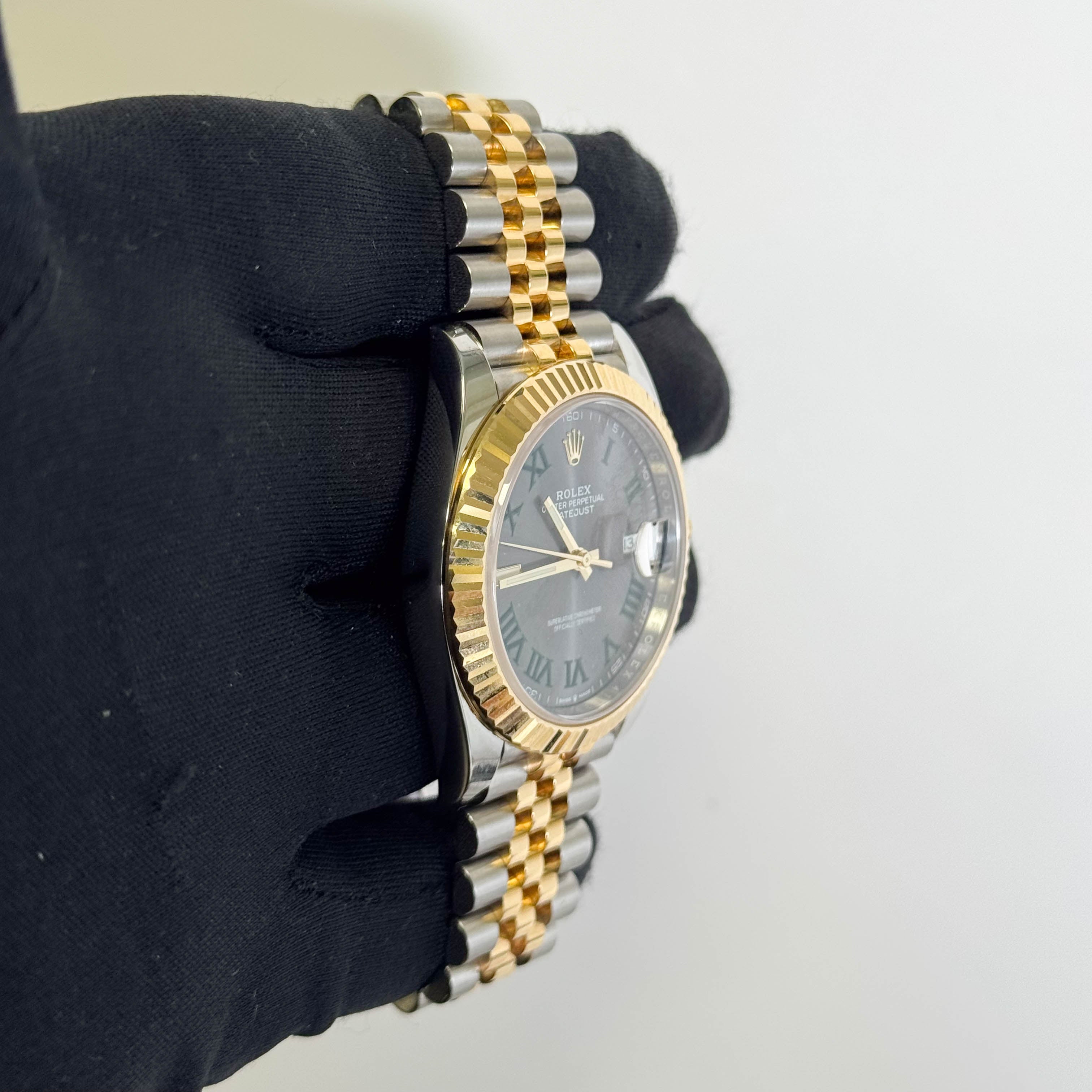 Rolex Datejust 41mm Wimbledon Dial Watch Ref# 126333 - Happy Jewelers Fine Jewelry Lifetime Warranty