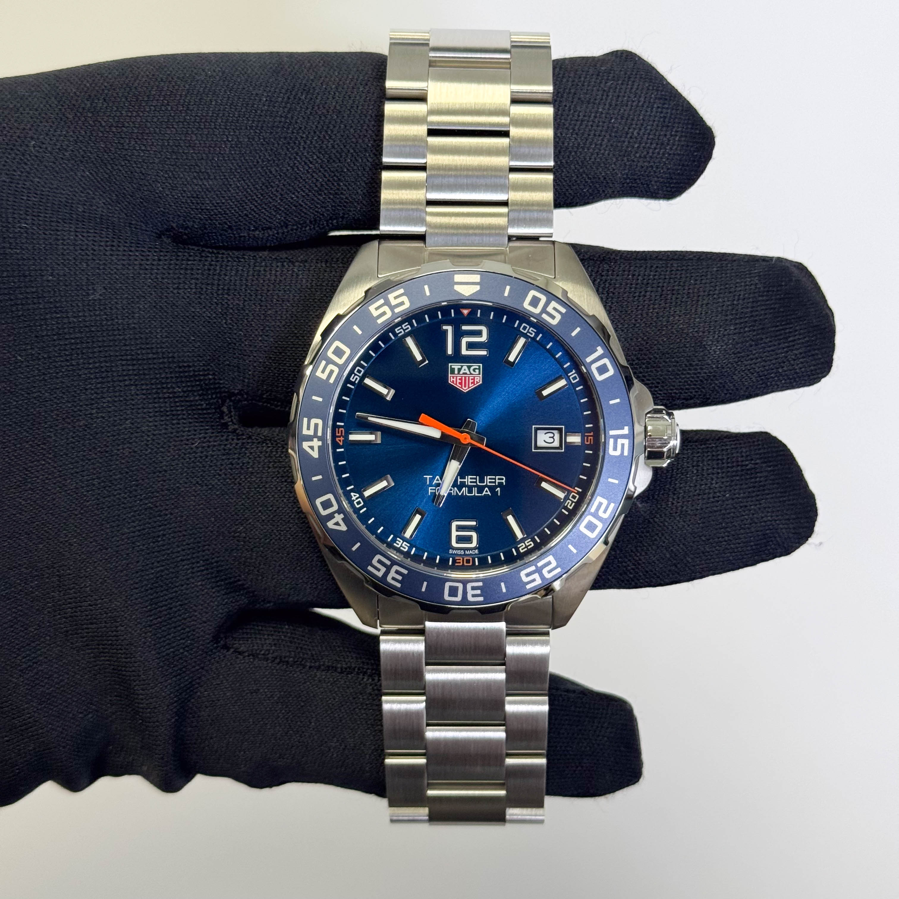 Tag Heuer Formula One 43mm Blue Dial Watch Ref# WAZ1010.BA0842 - Happy Jewelers Fine Jewelry Lifetime Warranty