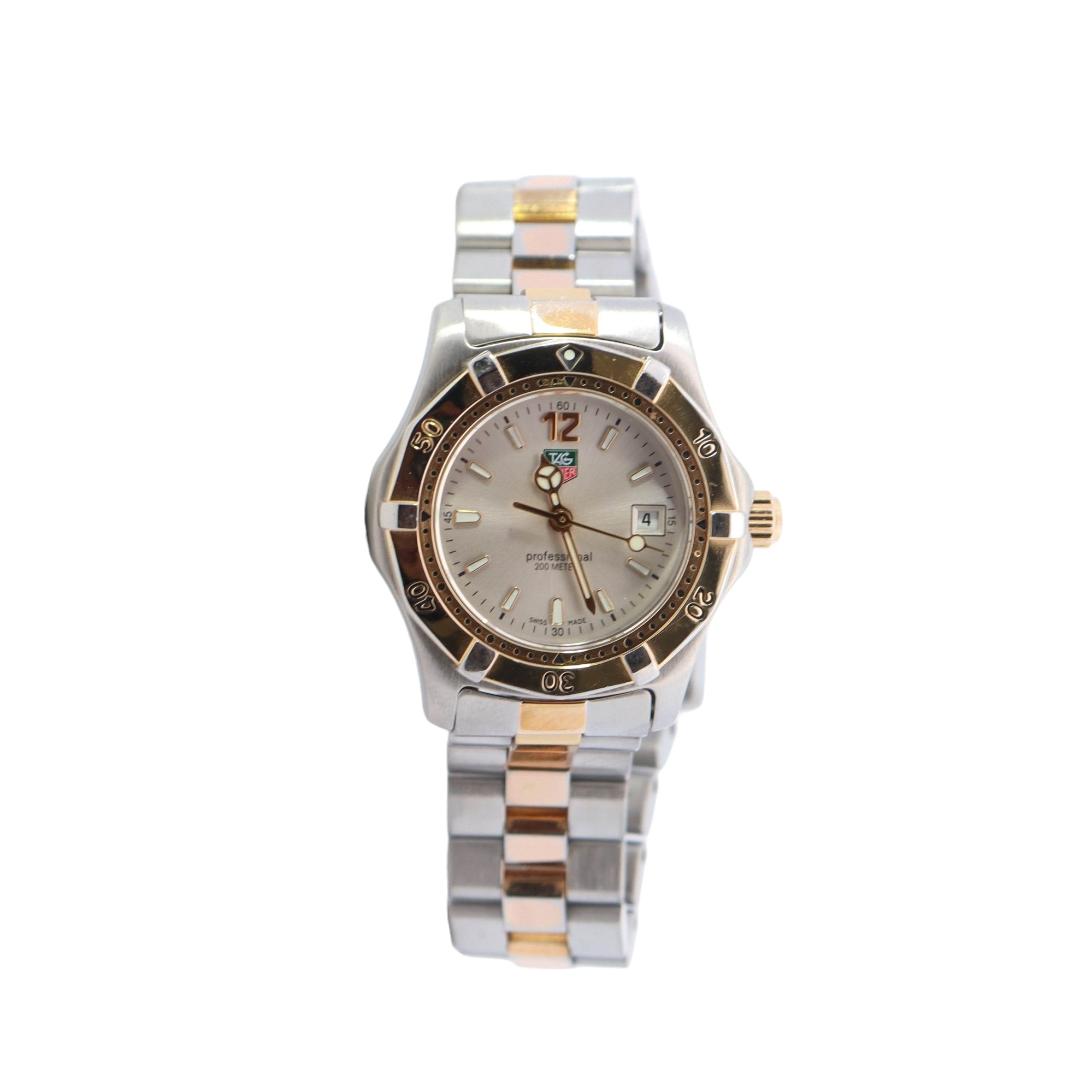 Tag Heuer Lady Professional Two Tone Stainless Steel Yellow Gold