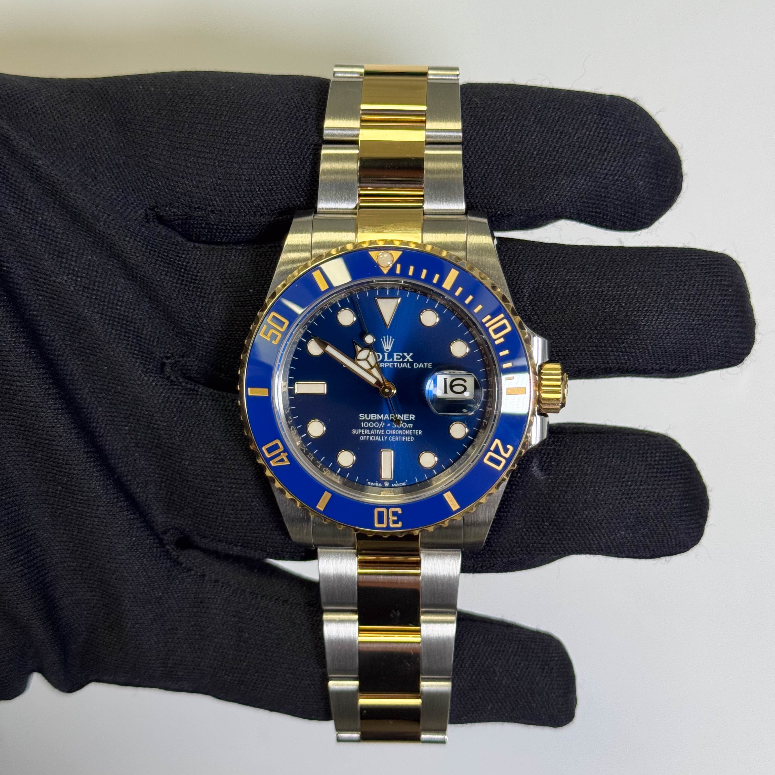 Rolex Submariner 41mm Blue Dial Watch Ref# 126613LB