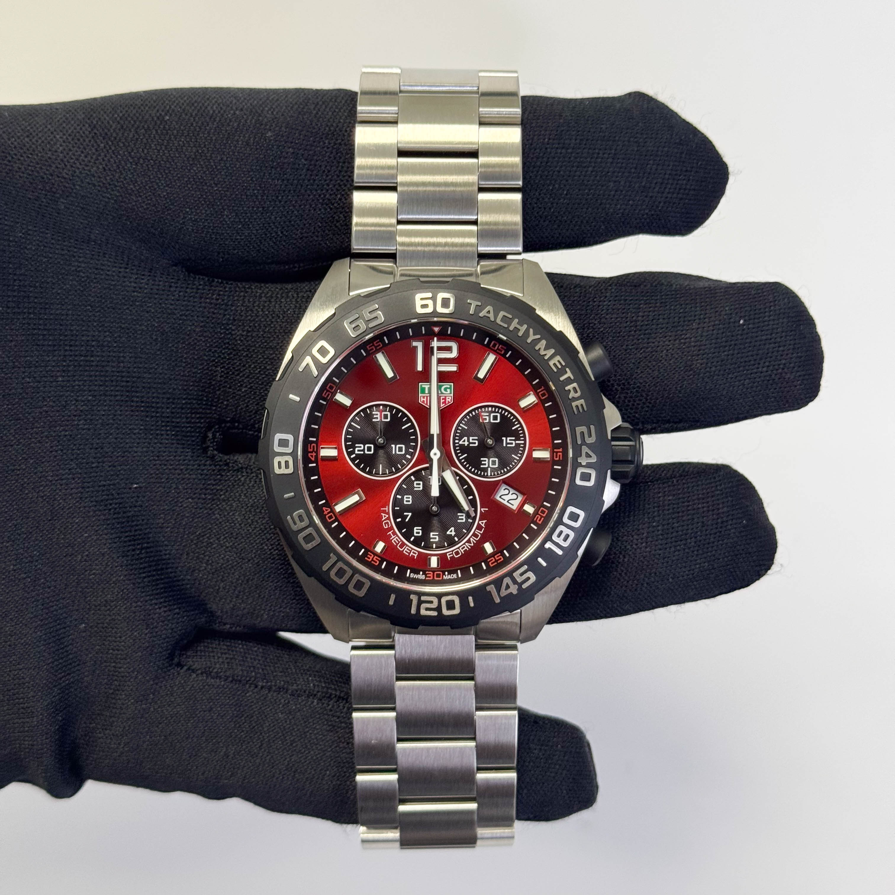 Tag Heuer Formula One 43mm Red Dial Watch Ref# CAZ101AN.BA0842