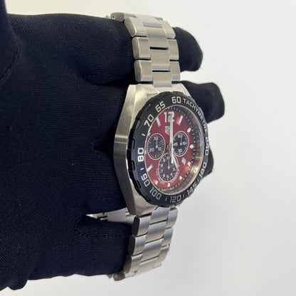 Tag Heuer Formula One 43mm Red Dial Watch Ref# CAZ101AN.BA0842 - Happy Jewelers Fine Jewelry Lifetime Warranty