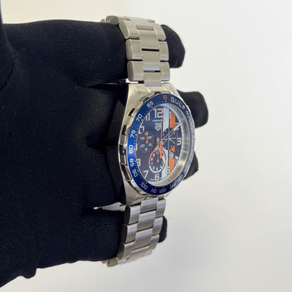 Tag Heuer Formula One X Gulf 43mm Blue Dial Watch Ref# CAZ101AT.BA0842 - Happy Jewelers Fine Jewelry Lifetime Warranty