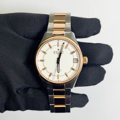 Zenith El Primero 40mm White Dial Watch Ref# 51.2170.4650