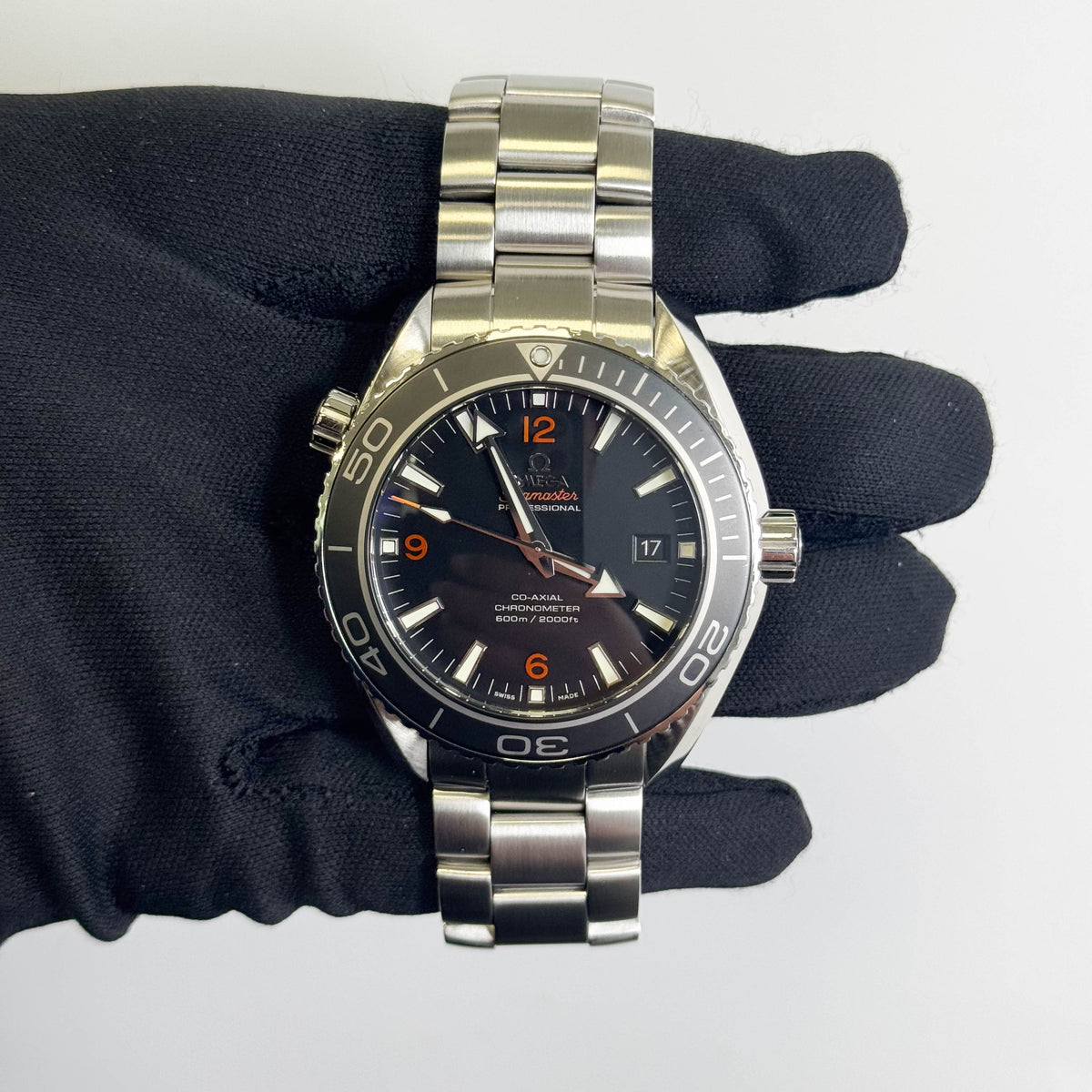 Omega Seamaster 45.5mm Black Dial Watch Ref# 232.30.46.21.01.003