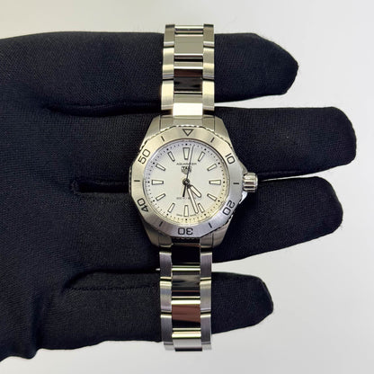 Tag Heuer Aquaracer 30mm Silver Dial Watch Ref# WBP1411.BA0622 - Happy Jewelers Fine Jewelry Lifetime Warranty