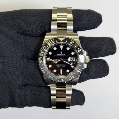 Rolex GMT-Master II 40mm Black Dial Watch Ref# 126710GRNR - Happy Jewelers Fine Jewelry Lifetime Warranty