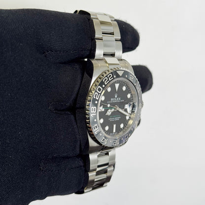 Rolex GMT-Master II 40mm Black Dial Watch Ref# 126710GRNR - Happy Jewelers Fine Jewelry Lifetime Warranty