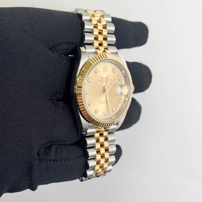 Rolex Datejust 41mm Champagne Dial Watch Ref# 126333
