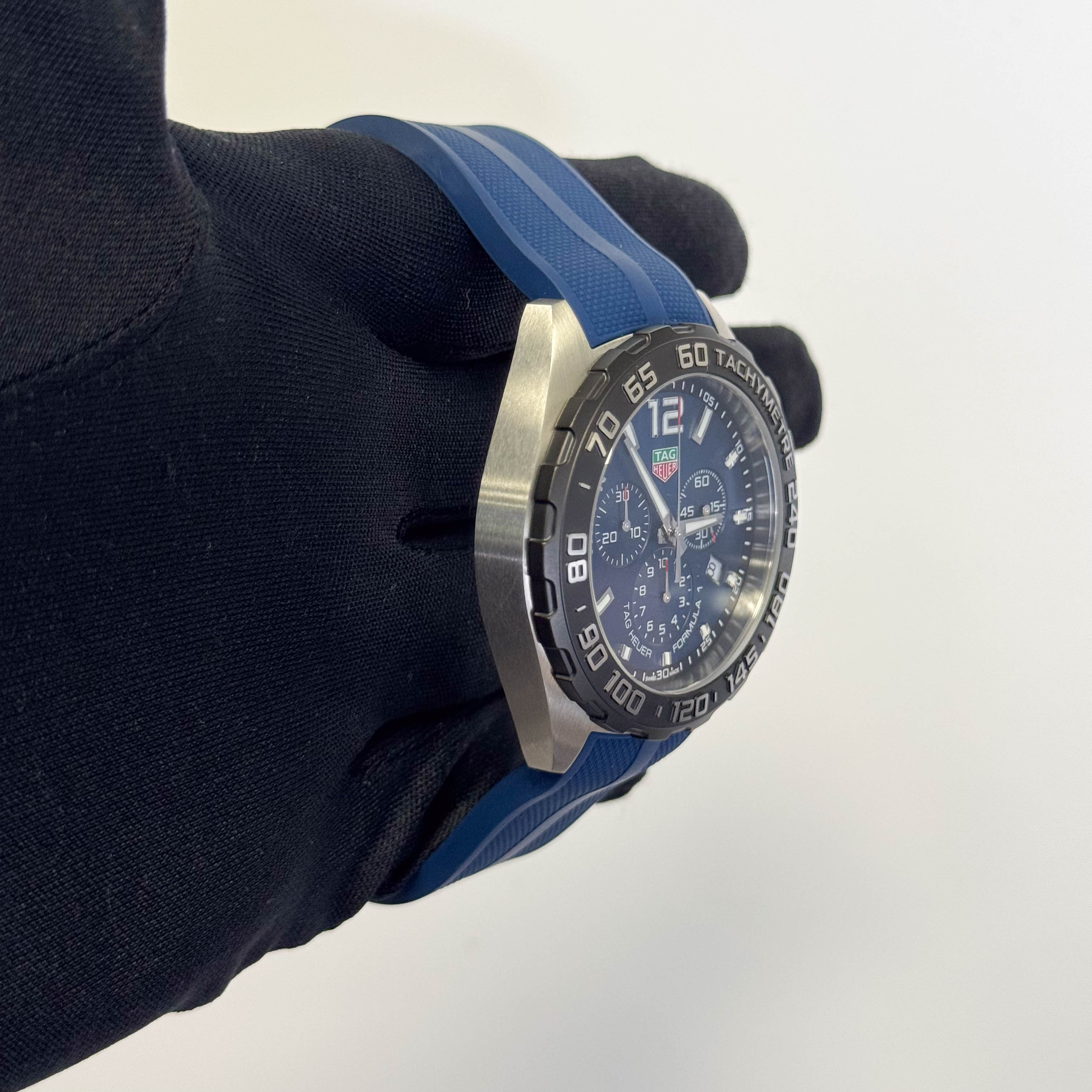 Tag Heuer Formula One 43mm Blue Dial Watch Ref# CAZ101AV.FT8077 - Happy Jewelers Fine Jewelry Lifetime Warranty