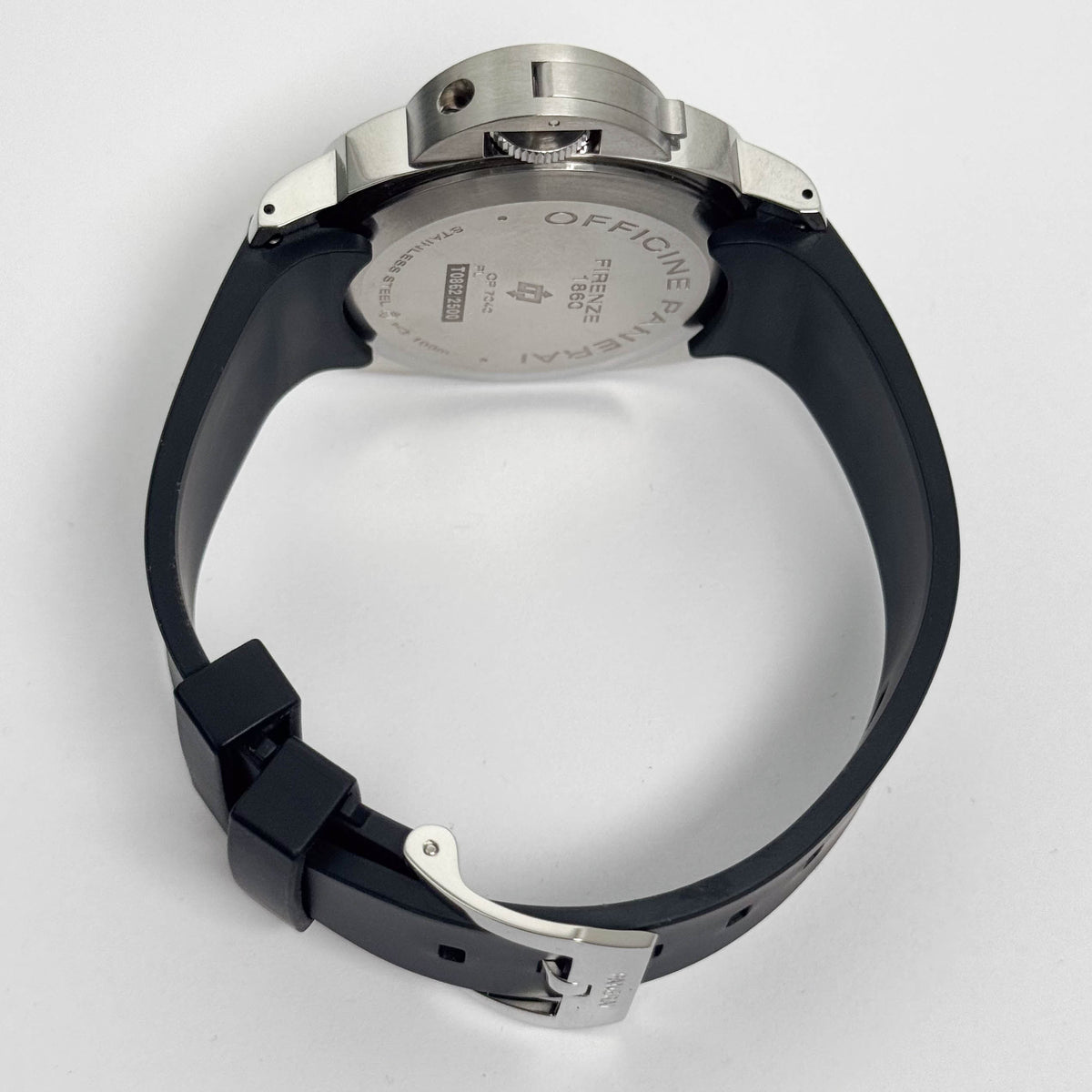 Panerai Luminor Marina Logo 44mm Black Dial Watch Ref# PAM01005