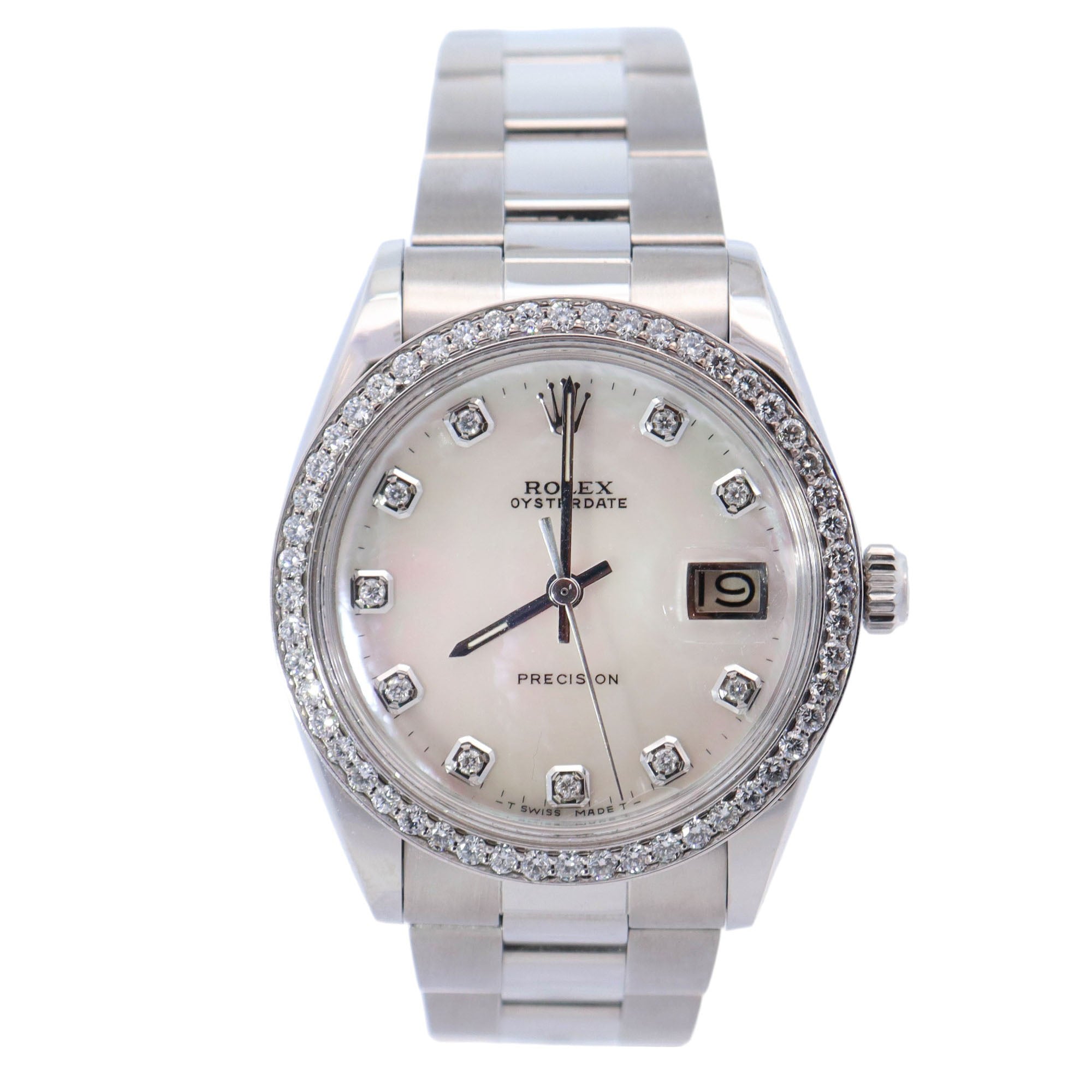 Rolex Oyster Date 35mm Custom Dial Ref# 6694 - Happy Jewelers Fine Jewelry Lifetime Warranty