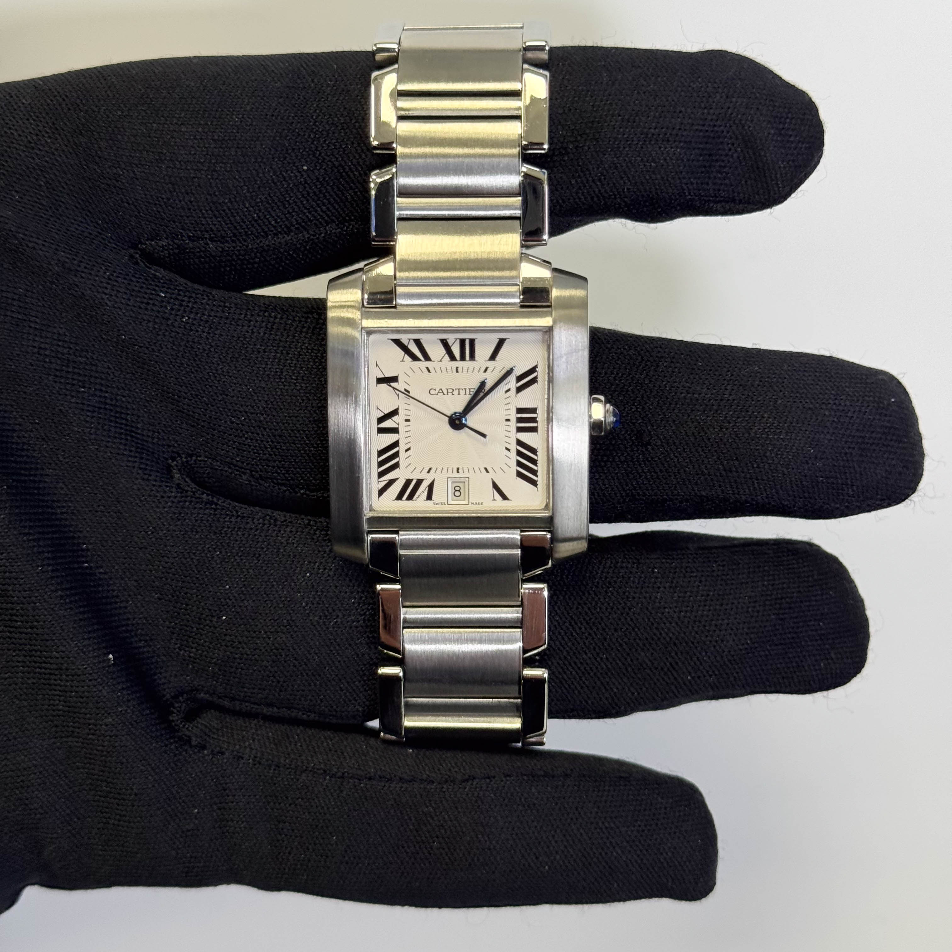 Cartier Tank 28mm White Dial Watch Ref# W51002Q3