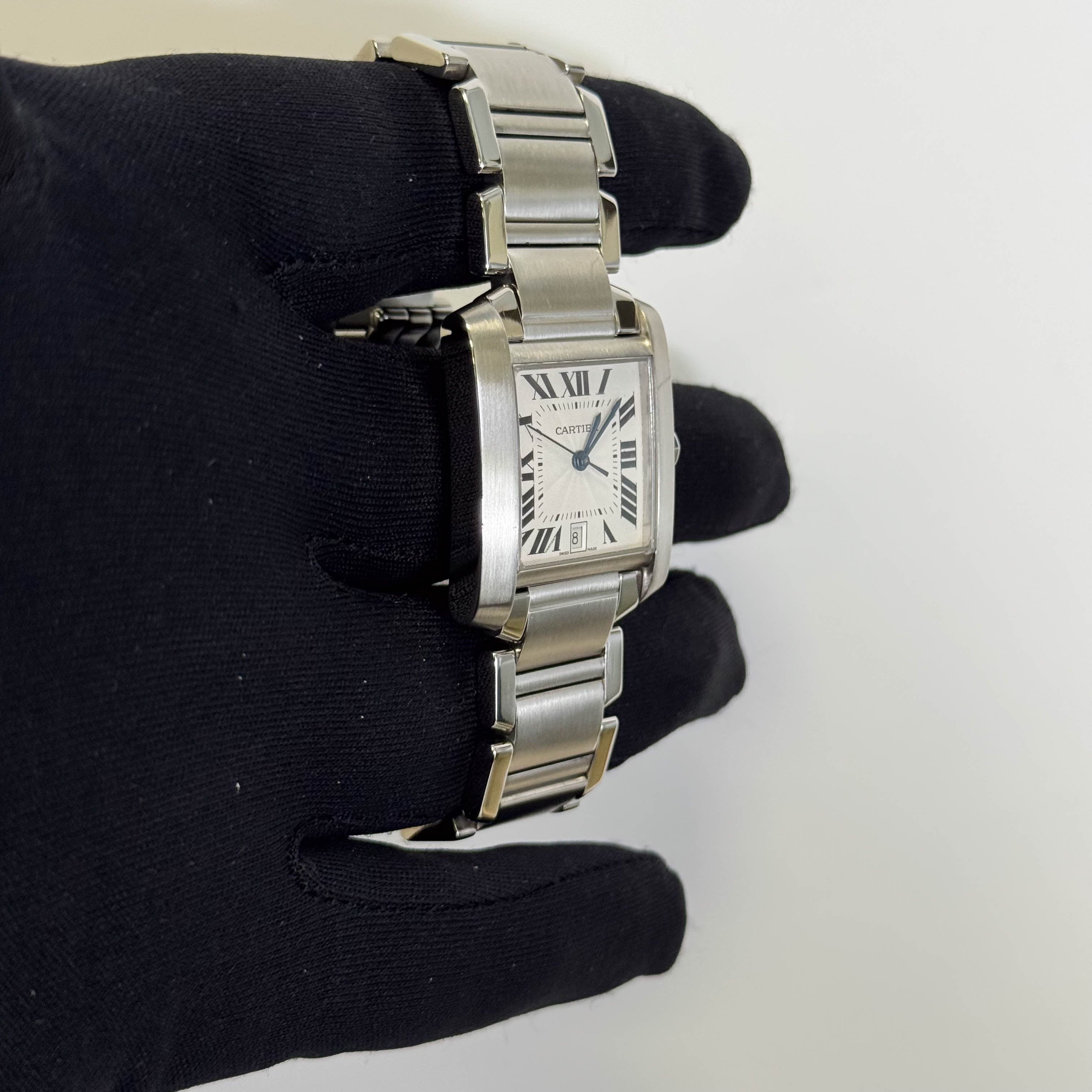 Cartier Tank 28mm White Dial Watch Ref# W51002Q3