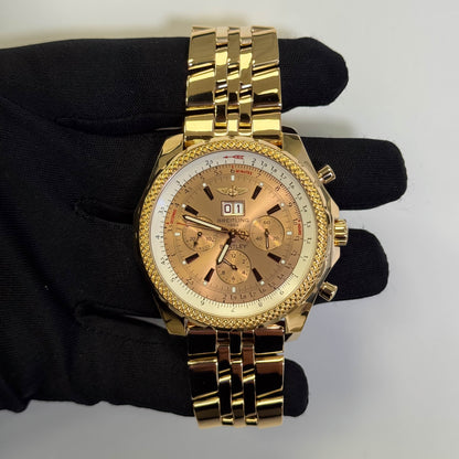 Breitling Bentley 48mm Rose Dial Watch Ref# H44362