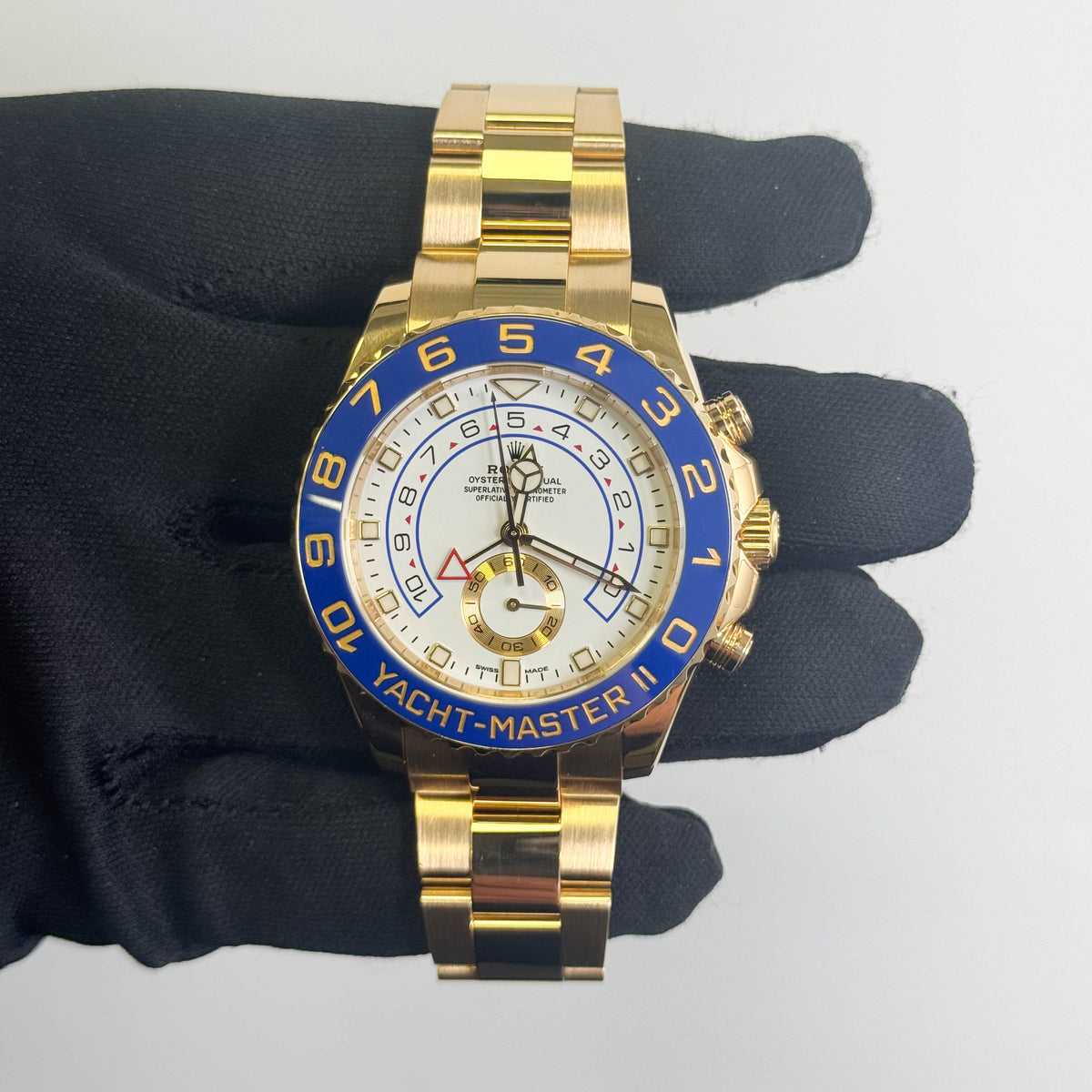 Rolex Yacht-Master II 44mm White Dial Watch Ref# 116688