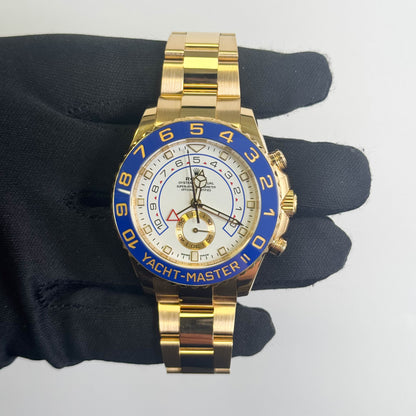 Rolex Yacht-Master II 44mm White Dial Watch Ref# 116688