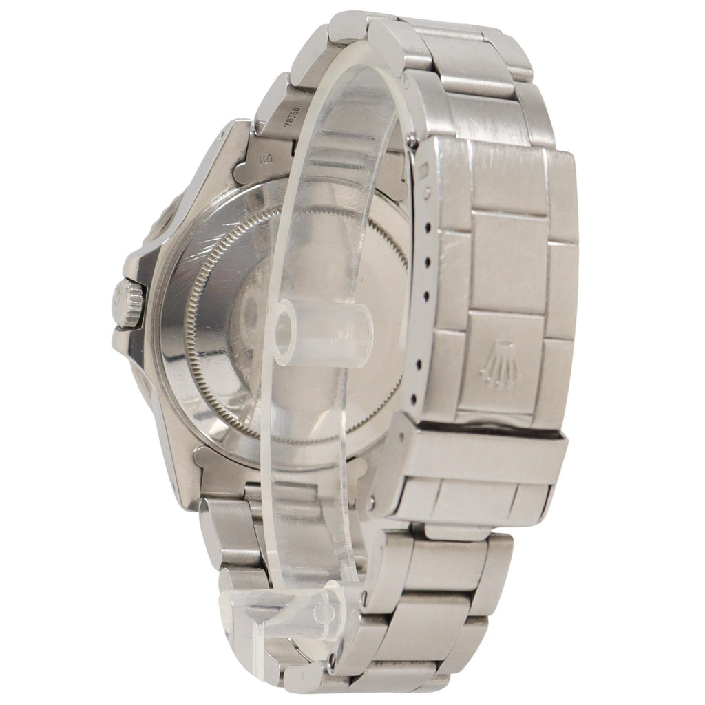 Rolex Coke GMT Master II Stainless Steel 40mm Black Dot Dial Watch Reference#: 16710 - Happy Jewelers Fine Jewelry Lifetime Warranty