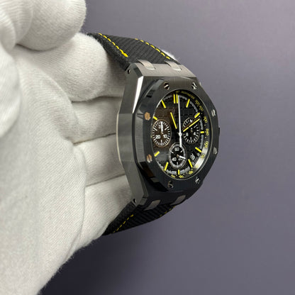 Audemars Piguet Royal Oak Offshore 43mm Black Dial Watch Ref# 26420CE.OO.A005VE.01 - Happy Jewelers Fine Jewelry Lifetime Warranty