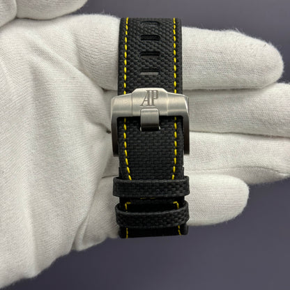 Audemars Piguet Royal Oak Offshore 43mm Black Dial Watch Ref# 26420CE.OO.A005VE.01 - Happy Jewelers Fine Jewelry Lifetime Warranty