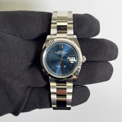 Rolex Datejust 36mm Blue Dial watch Ref# 126234